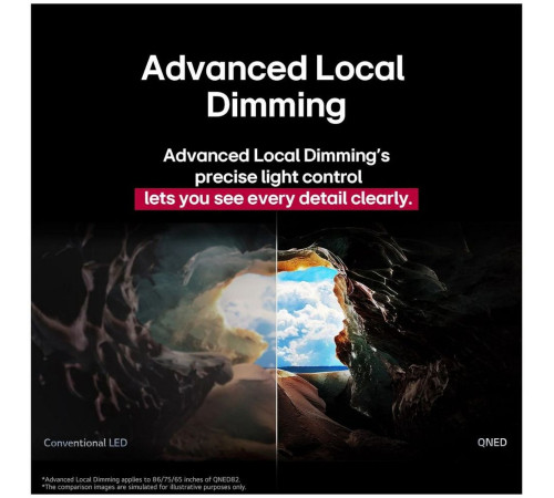 Телевизор Q-NED 50" LG 50QNED82A6B.ARUG