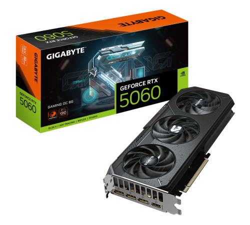 Видеокарта Gigabyte RTX5060 GAMING OC 8GB, GDDR7/128-bit