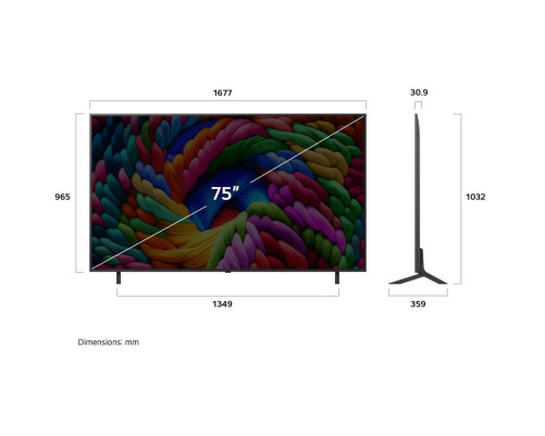 Телевизор NANO LED 75" LG 75NANO90A6B.ARUG Телевизор NANO LED 75" LG 75NANO90A6B.ARUG