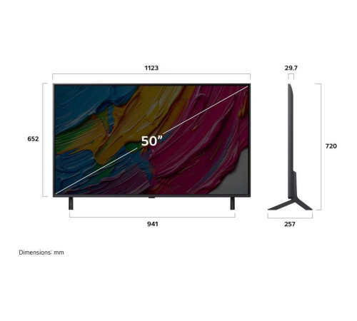 Телевизор Q-NED 50" LG 50QNED80A6A.ARUG
