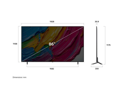 Телевизор Q-NED 86" LG 86QNED80A6A.ARUG Телевизор Q-NED 86" LG 86QNED80A6A.ARUG
