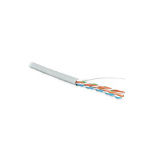 Кабель витая пара Hyperline U/UTP, неэкранированный, cat.5, 4 pair, 24 AWG, LSZH, 305 м, серый