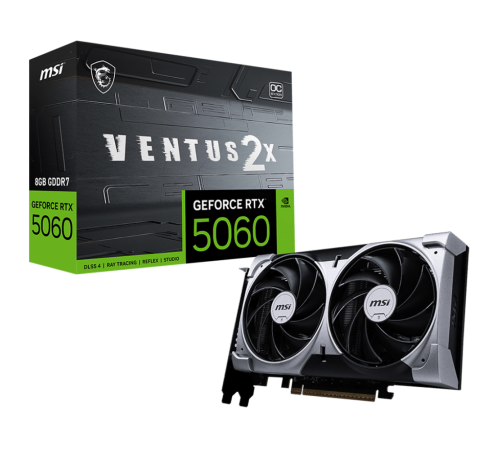 Видеокарта MSI RTX5060 VENTUS 2X OC 8GB, GDDR7/128-bit
