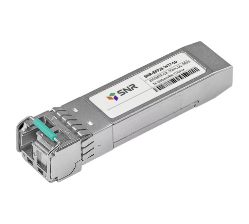 Трансивер SNR SFP28 WDM, 25GBASE, LC, 20км (12dB), 1330nm, SNR-SFP28-W37-20