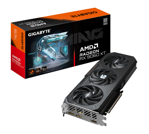 Видеокарта Gigabyte RX9060XT GAMING OC 16GB, GDDR6/128-bit