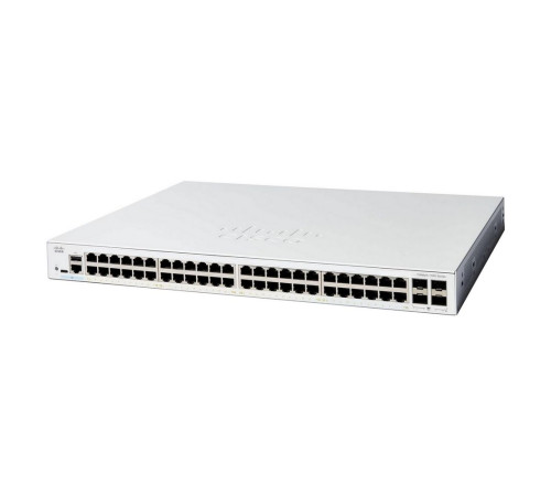 Коммутатор CISCO Catalyst C1300-48T-4G, серебристый