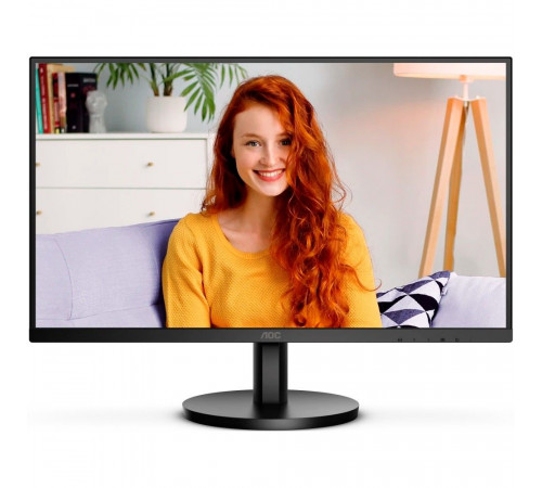 Монитор 27" AOC U27B3A IPS, 3840x2160, 60Hz, 4ms, 350сd/m, 1000:1, HDR10, 2xHDMI(2.0), DP(1.4), InPSU, Speakers, Vesa 100, Black