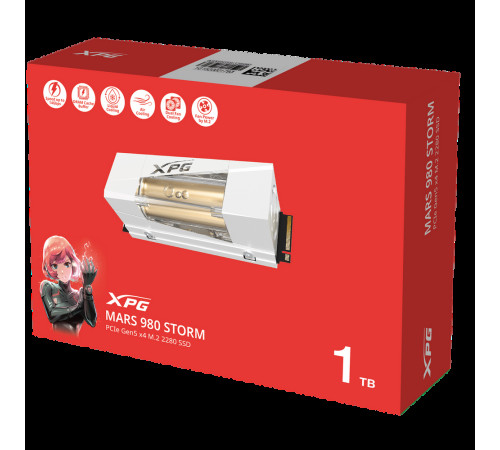 Твердотельный накопитель XPG MARS 980 STROM, 1TB, M.2(22x80mm)