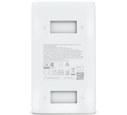 Блок питания Ubiquiti  PoE-54-60W-10G, 802.3bt, белый