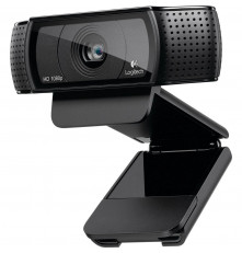 Веб-камера Logitech HD Pro Webcam C920 960-001055/960-000998
{ USB 2.0, 1920*1080, 2Mpix foto, Mic, Black}