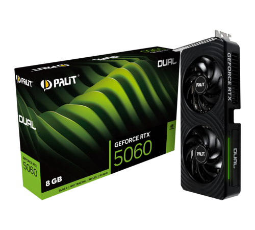 Видеокарта Palit RTX5060 DUAL 8GB, GDDR7/128-bit