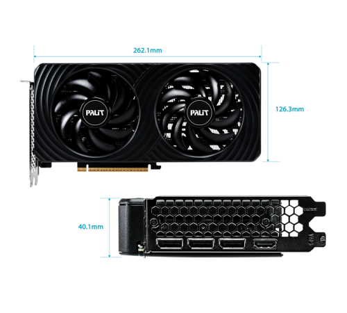 Видеокарта Palit RTX5060 DUAL 8GB, GDDR7/128-bit