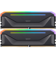 Модуль оперативной памяти Apacer 64GB NOX RGB DDR5 5600Mhz DIMM w/HS, kit 2x32GB CL40, 1.25V