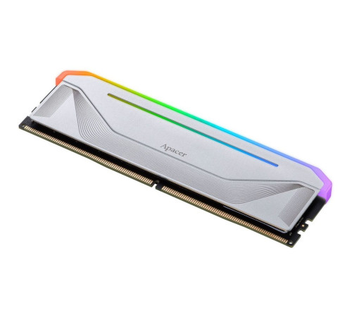 Модуль оперативной памяти Apacer 64GB NOX RGB Silver DDR5 5200Mhz DIMM w/HS, kit 2x32GB CL40, 1.25V