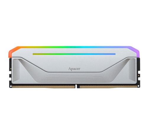 Модуль оперативной памяти Apacer 64GB NOX RGB Silver DDR5 5200Mhz DIMM w/HS, kit 2x32GB CL40, 1.25V