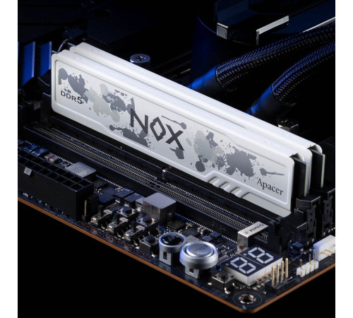 Модуль оперативной памяти Apacer 32GB NOX White DDR5 6400Mhz DIMM w/HS, kit 2x16GB CL32, 1.4V