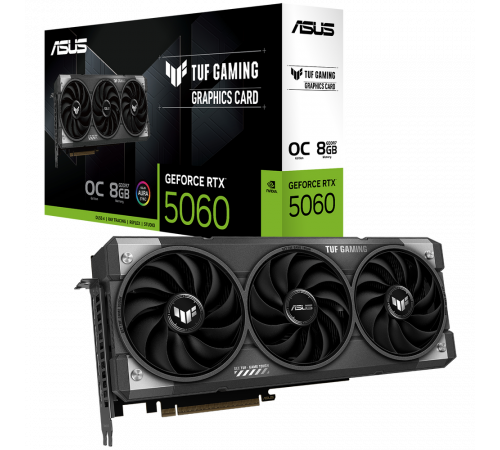 Видеокарта ASUS TUF RTX5060 8GB, GDDR7/128-bit