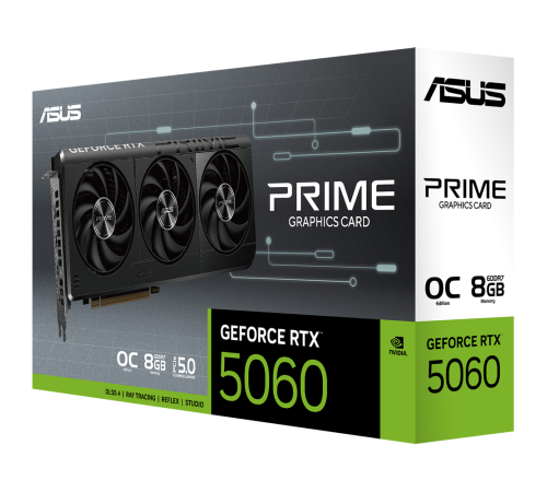 Видеокарта ASUS PRIME-RTX5060-O8G 8GB, GDDR7/128-bit