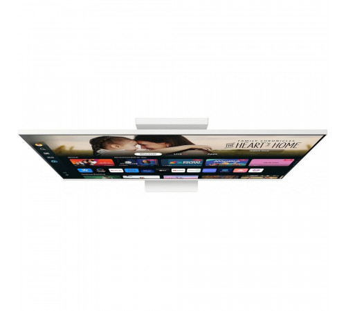 Монитор 32" SAMSUNG S32DM801UI Smart дисплей M8 M80D UHD White (VA, 3840x2160, HDMI+Type C, USB Hub, 4 ms, 178°/178°, 400 cd/m, 3000:1, 60Hz, Spk, Cam, Pivot)
