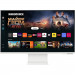 Монитор 32" SAMSUNG S32DM801UI Smart дисплей M8 M80D UHD White (VA, 3840x2160, HDMI+Type C, USB Hub, 4 ms, 178°/178°, 400 cd/m, 3000:1, 60Hz, Spk, Cam, Pivot)