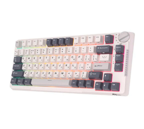 Клавиатура беспроводная игровая Royal Kludge RK-H81, белый