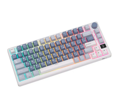 Клавиатура беспроводная игровая Royal Kludge RK-M75, голубой