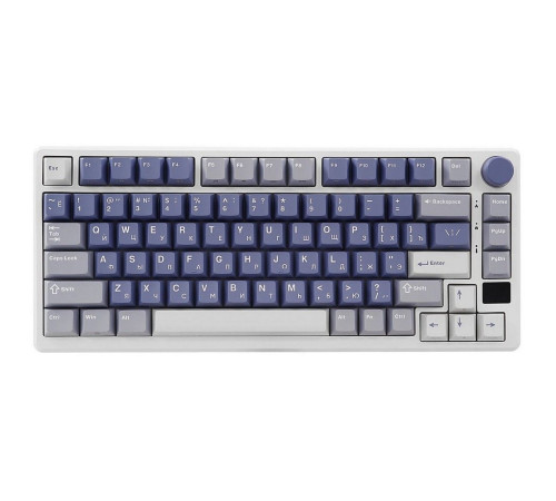 Клавиатура беспроводная игровая Royal Kludge RK-M75, голубой