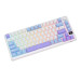 Клавиатура беспроводная игровая Royal Kludge RK-M75, белый