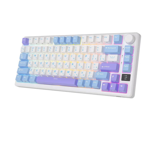 Клавиатура беспроводная игровая Royal Kludge RK-M75, белый