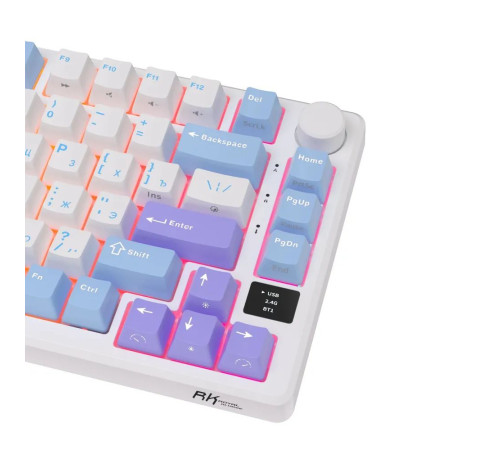 Клавиатура беспроводная игровая Royal Kludge RK-M75, белый