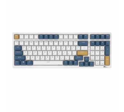 Клавиатура беспроводная игровая Royal Kludge RK98, голубой