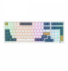 Клавиатура беспроводная игровая Royal Kludge RK98, голубой