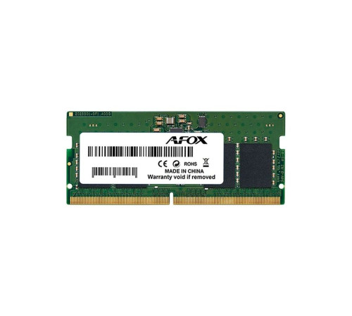 Модуль оперативной памяти Afox 16GB DDR5 4800Mhz SO-DIMM PC5-38400Mhz, 262-pin, CL40-38-38-77, 1.1V