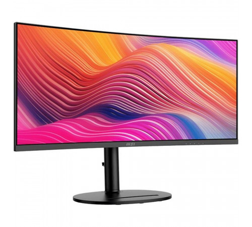 Монитор 34" MSI Modern MD342CQP Curved VA, 3440x1440, 120Hz, 4ms, 300сd/m, 3500:1, HDR | 2xHDMI(2.0b), DP(1.4a), Type-C(PD-98W), 2xUSB3.2 | HAS, Swivel, ExPSU, Vesa 75, Black