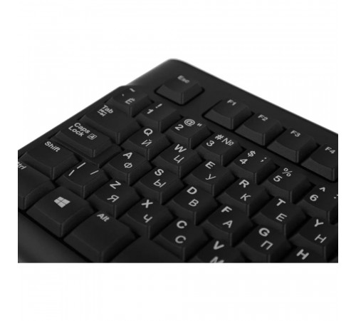 Клавиатура Logitech K120, офисная, 104 клавиши, защита от воды, USB, 1.5 м, черный, RTL