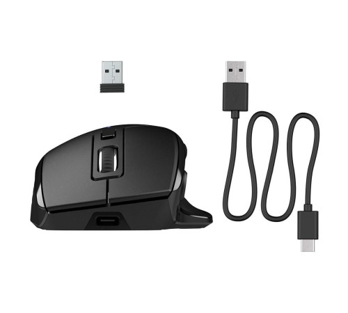 Мышь беспроводная Jlab JBuds, с функцией подзарядки, USB, черный