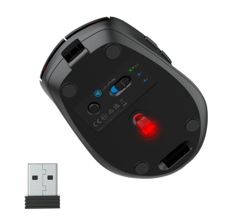 Мышь беспроводная Jlab Go Charge, c функцией подзарядки, USB, черный
