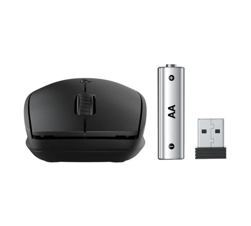 Мышь беспроводная Jlab Go, АА, USB, черный