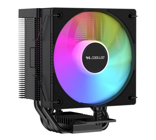Вентилятор для процессора Coolleo CL-B40S-DIG-BK-ARGB V2, черный