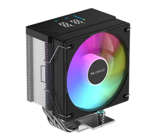 Вентилятор для процессора Coolleo CL-B40S-DIG-ARGB, черный