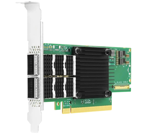 Сетевой адаптер LR-Link LRES1160PF-2QSFP56 PCIe4.0 x16 Dual Port 200G NIC Card