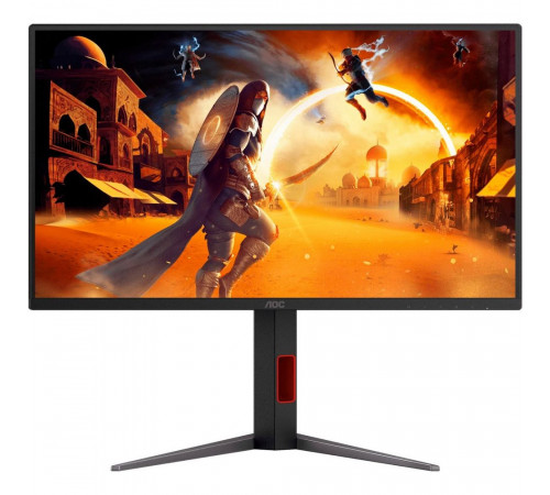 Монитор 24.5" AOC 25G4S IPS, 1920x1080, 310Hz, 0,5ms, 400сd/m, 1000:1, HDR10, 2xHDMI(2.0), DP(1.4), HAS, Pivot, Swivel, InPSU, Vesa 100, Black/Red