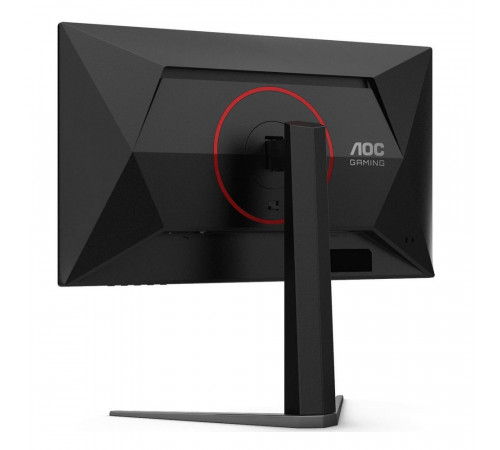 Монитор 24.5" AOC 25G4S IPS, 1920x1080, 310Hz, 0,5ms, 400сd/m, 1000:1, HDR10, 2xHDMI(2.0), DP(1.4), HAS, Pivot, Swivel, InPSU, Vesa 100, Black/Red