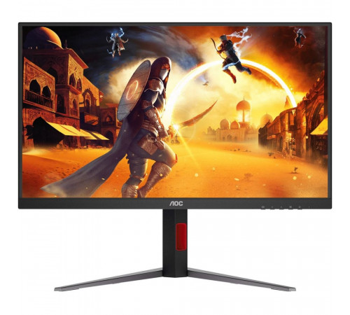 Монитор 27" AOC U27G4 IPS, 3840x2160, 160Hz, 0,3ms, 450сd/m, 1000:1, HDR10, 2xHDMI(2.1), DP(1.4), HAS, Pivot, Swivel, InPSU, Vesa 100, Black