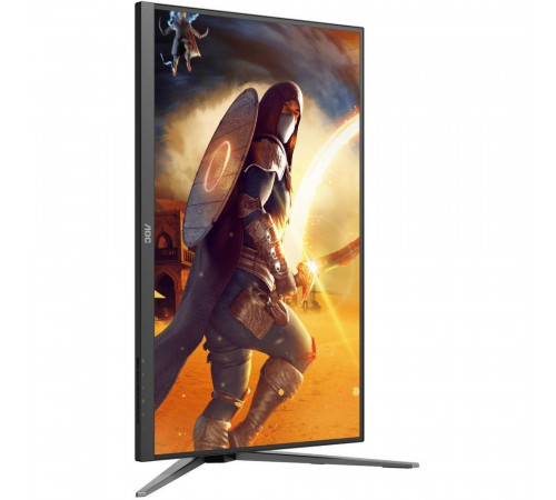 Монитор 27" AOC U27G4 IPS, 3840x2160, 160Hz, 0,3ms, 450сd/m, 1000:1, HDR10, 2xHDMI(2.1), DP(1.4), HAS, Pivot, Swivel, InPSU, Vesa 100, Black