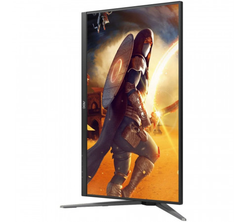 Монитор 27" AOC U27G4 IPS, 3840x2160, 160Hz, 0,3ms, 450сd/m, 1000:1, HDR10, 2xHDMI(2.1), DP(1.4), HAS, Pivot, Swivel, InPSU, Vesa 100, Black
