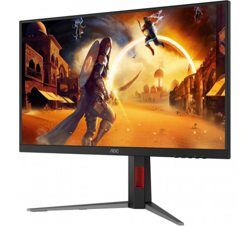 Монитор 27" AOC U27G4 IPS, 3840x2160, 160Hz, 0,3ms, 450сd/m, 1000:1, HDR10, 2xHDMI(2.1), DP(1.4), HAS, Pivot, Swivel, InPSU, Vesa 100, Black