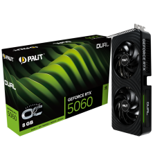 Видеокарта Palit RTX5060 DUAL OC 8GB, GDDR7/128bit