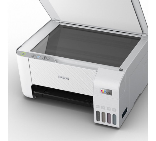 МФУ струйное Epson L3216, A4, цветная печать, 5 стр/мин, 5760x1440 dpi, USB/СНПЧ, белый корпус (C11CJ68518)