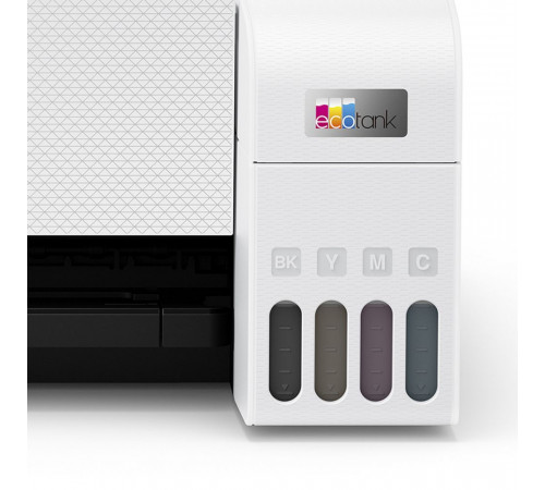 МФУ струйное Epson L3216, A4, цветная печать, 5 стр/мин, 5760x1440 dpi, USB/СНПЧ, белый корпус (C11CJ68518)